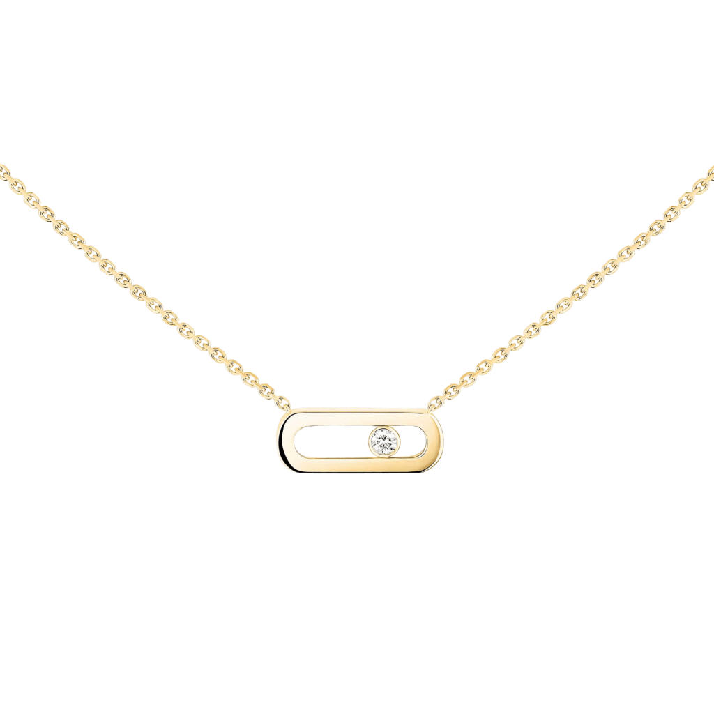 Messika Move Uno collier geelgoud met diamant - 14613-YG - #2 Messika Move Uno collier geelgoud met diamant - 14613-YG - #2