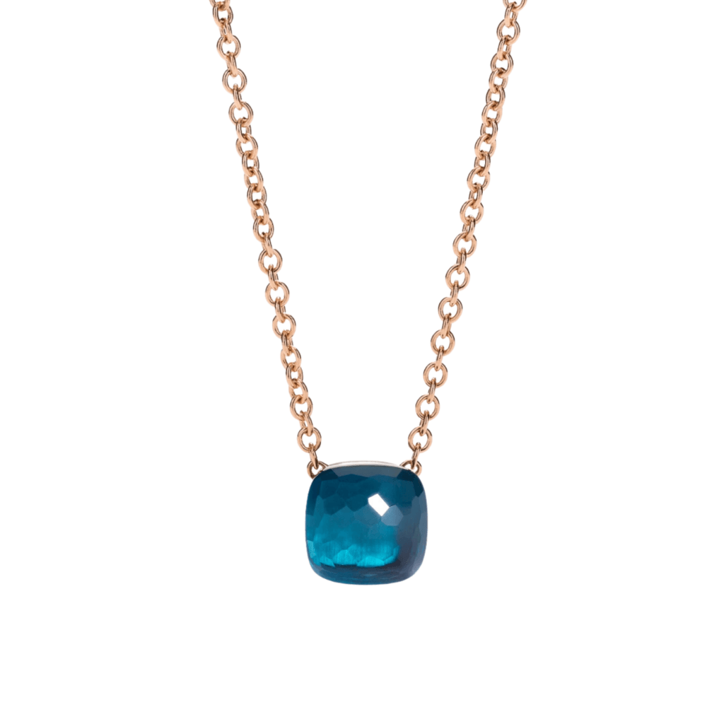 Pomellato Nudo collier roodgoud met london topaas - PCB601D O6000 000TL - #1 Pomellato Nudo collier roodgoud met london topaas - PCB601D O6000 000TL - #1