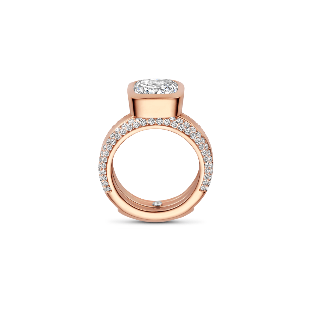 Schaap en Citroen Diamonds ring roodgoud met diamant - #8 Schaap en Citroen Diamonds ring roodgoud met diamant - #8
