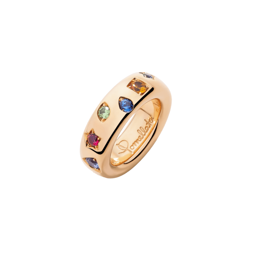 Pomellato Iconica ring roodgoud met diversen kleurstenen - PAC2062 O7000 000VA - #1 Pomellato Iconica ring roodgoud met diversen kleurstenen - PAC2062 O7000 000VA - #1