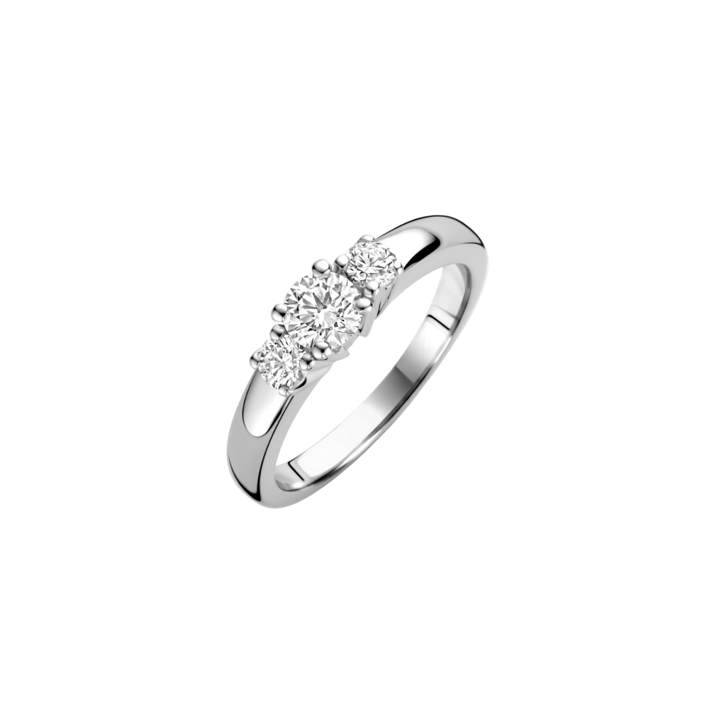 Schaap en Citroen Diamonds ring witgoud met diamant - #1 Schaap en Citroen Diamonds ring witgoud met diamant - #1