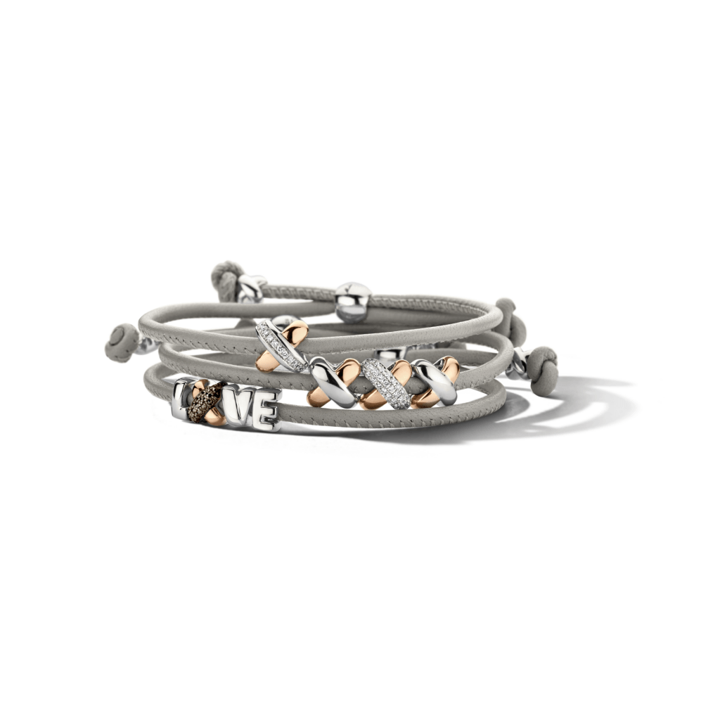 Tirisi Moda Kisses armband geelgoud - TM2130BG(2P) - #3 Tirisi Moda Kisses armband geelgoud - TM2130BG(2P) - #3