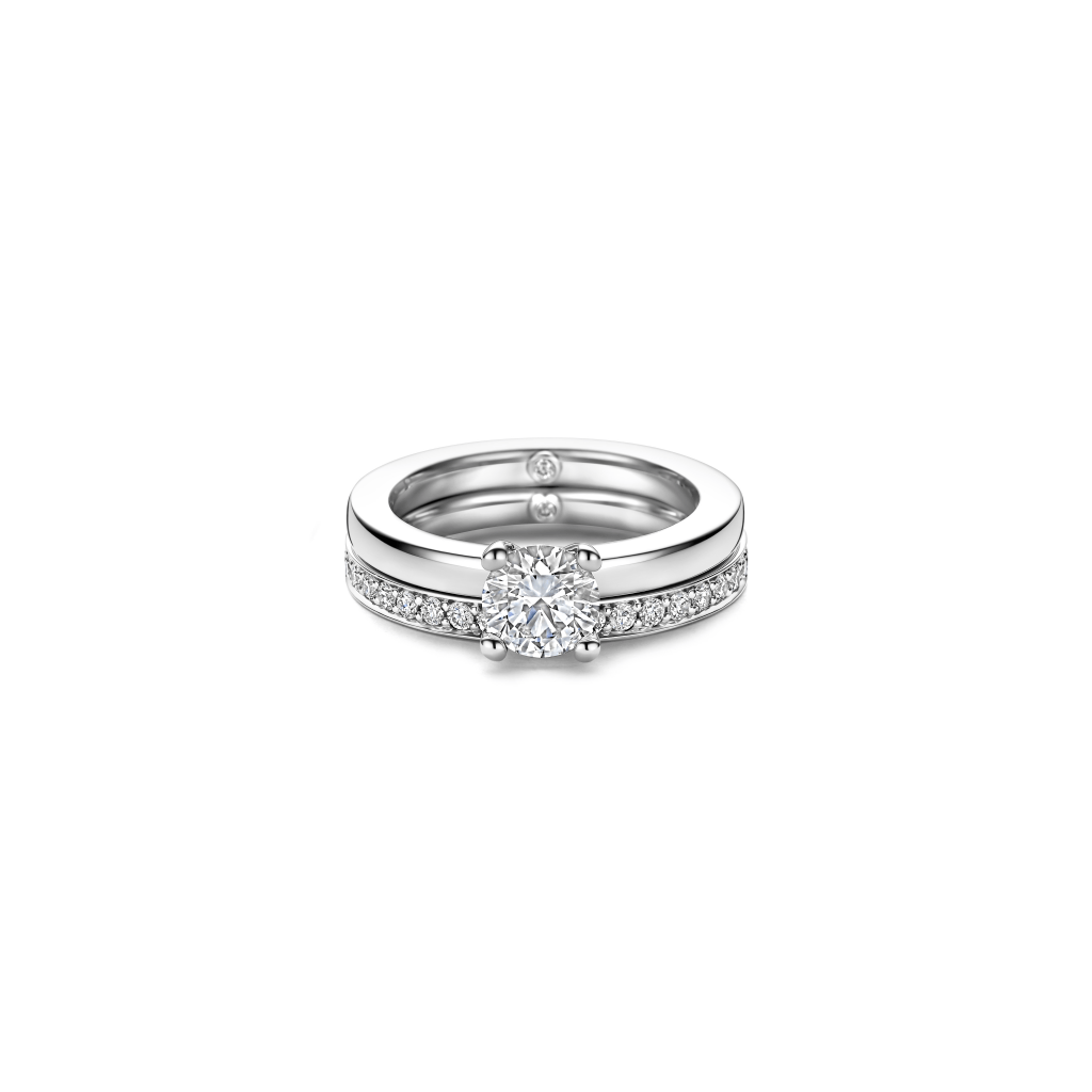 Schaap en Citroen Diamonds ring witgoud met diamant - #13 Schaap en Citroen Diamonds ring witgoud met diamant - #13