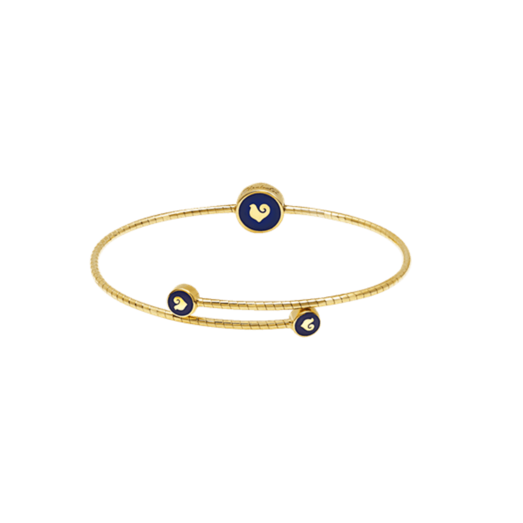 Chantecler Paillettes armband geelgoud met saffier - 42314 - #3 Chantecler Paillettes armband geelgoud met saffier - 42314 - #3
