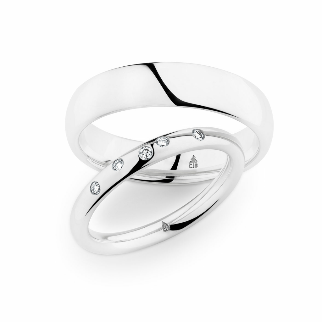 Trouwring Classic Love Collection witgoud - 244777 - #2 Trouwring Classic Love Collection witgoud - 244777 - #2