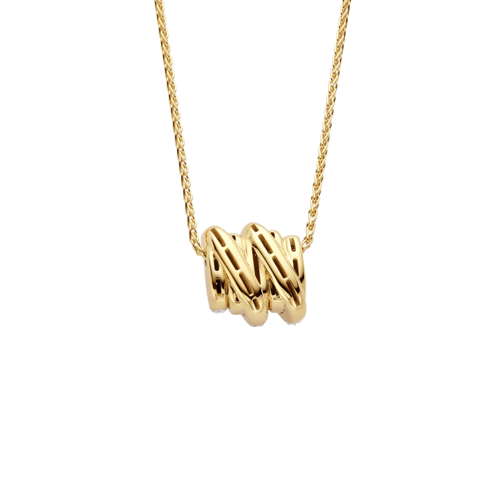 Tirisi Jewelry Amsterdam Swirl collier geelgoud - TN2163D(2T) - #4 Tirisi Jewelry Amsterdam Swirl collier geelgoud - TN2163D(2T) - #4