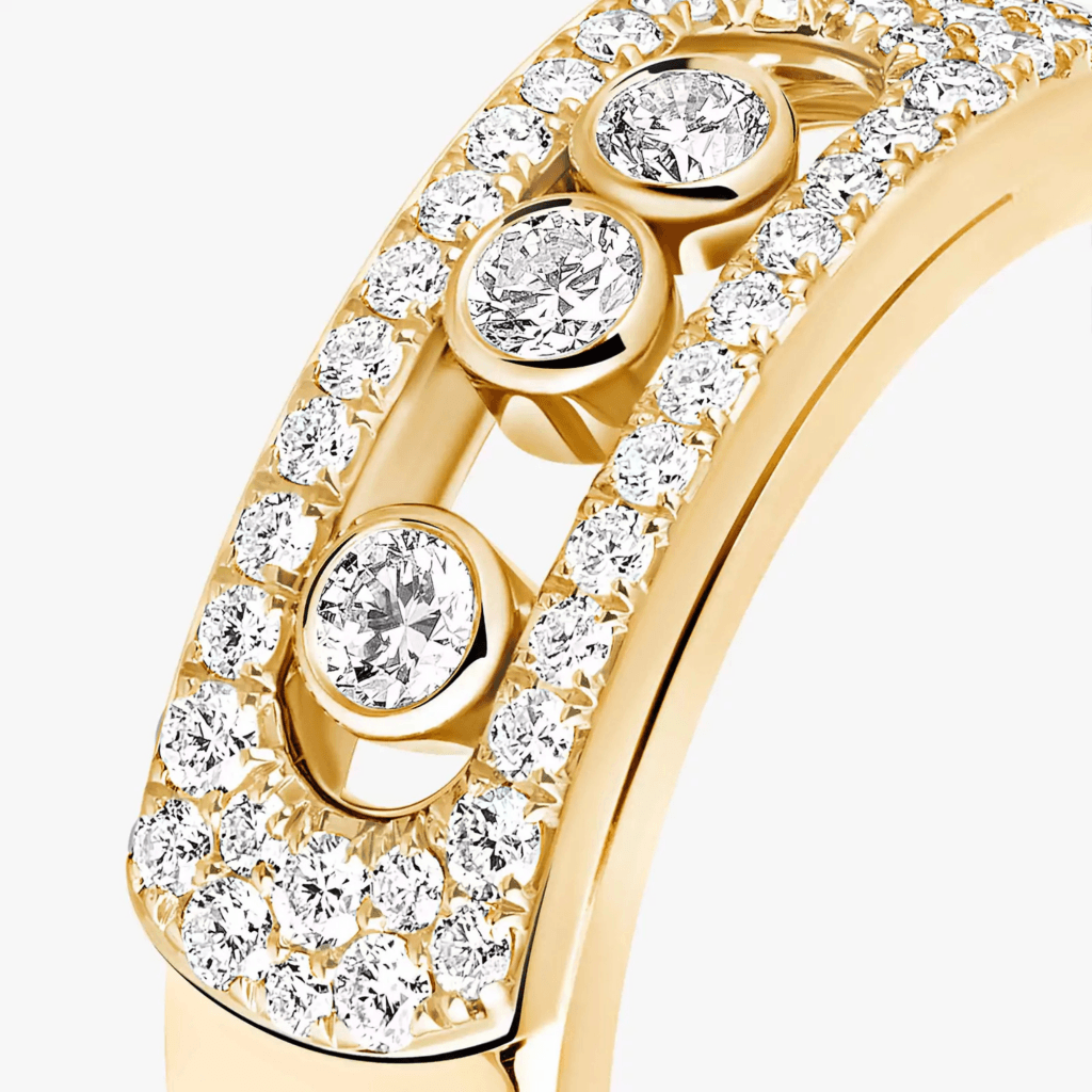 Messika Move Noa ring geelgoud met diamant - 6129-YG - #3 Messika Move Noa ring geelgoud met diamant - 6129-YG - #3