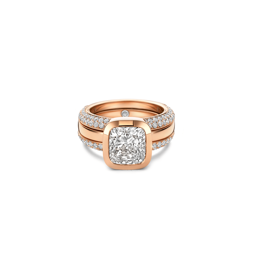Schaap en Citroen Diamonds ring roodgoud met diamant - #7 Schaap en Citroen Diamonds ring roodgoud met diamant - #7