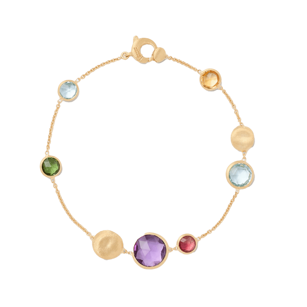 Marco Bicego Jaipur armband geelgoud met diversen kleurstenen - BB1485-MIX01 - #1 Marco Bicego Jaipur armband geelgoud met diversen kleurstenen - BB1485-MIX01 - #1
