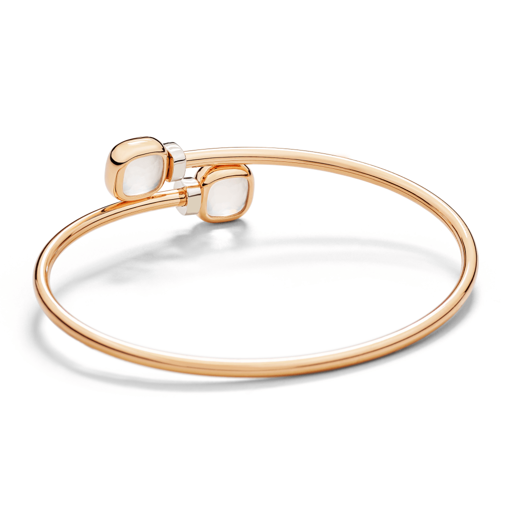 Pomellato Nudo Mini armband roodgoud met diamant - PBC5020 O6WHR DBQLT - #6 Pomellato Nudo Mini armband roodgoud met diamant - PBC5020 O6WHR DBQLT - #6