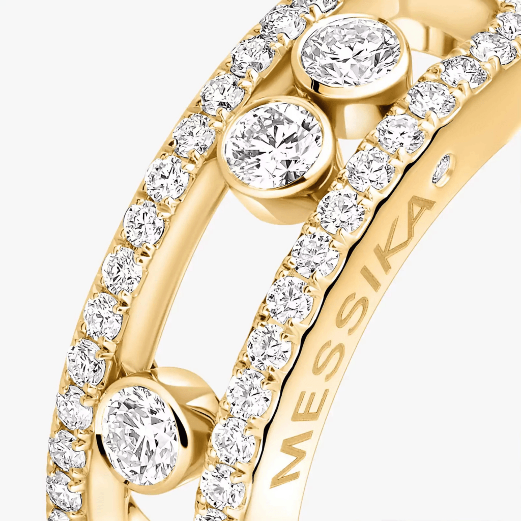 Messika Move Classic ring geelgoud met diamant - 4000-YG - #4 Messika Move Classic ring geelgoud met diamant - 4000-YG - #4