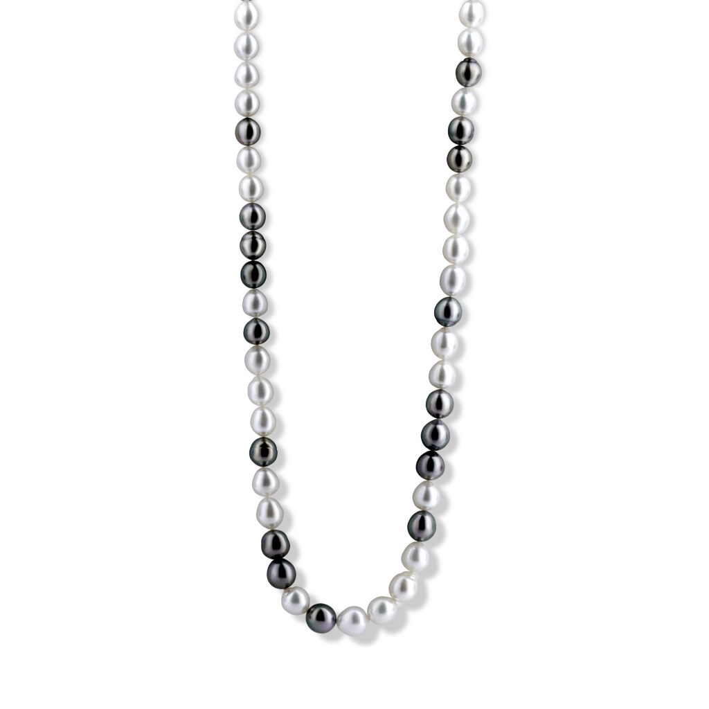 Schoeffel Pearls collier witgoud met parel - 100x127/TCP/NC - #2 Schoeffel Pearls collier witgoud met parel - 100x127/TCP/NC - #2