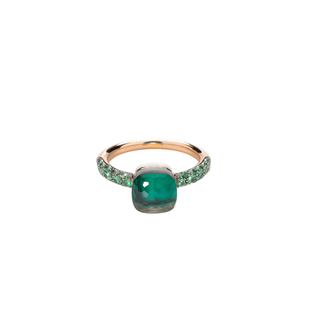 Pomellato Nudo Petit ring roodgoud met malachiet - PAC3000 O6BKR TZMPA - #2