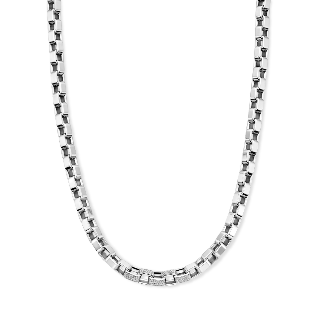 Schaap en Citroen Diamonds collier witgoud met diamant - #2 Schaap en Citroen Diamonds collier witgoud met diamant - #2