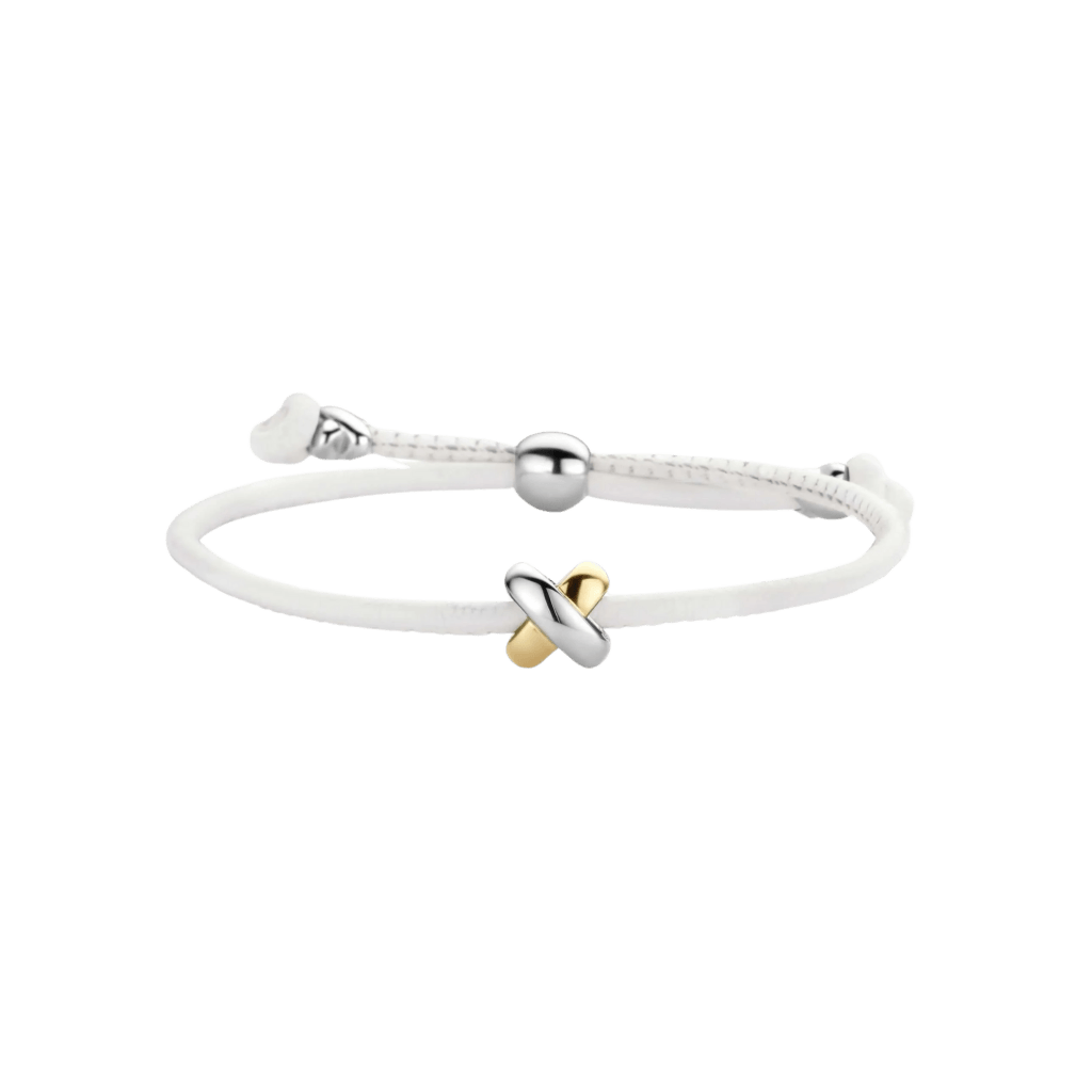 Tirisi Moda Kisses armband geelgoud - TM2130WH(2T) - #1 Tirisi Moda Kisses armband geelgoud - TM2130WH(2T) - #1