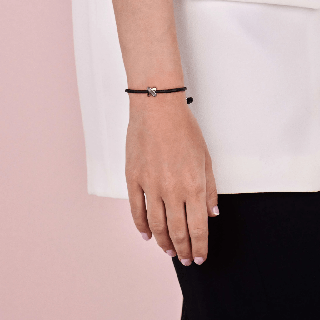 Tirisi Moda Kisses armband geelgoud met markasiet - TM2135BL(2P) - #3 Tirisi Moda Kisses armband geelgoud met markasiet - TM2135BL(2P) - #3