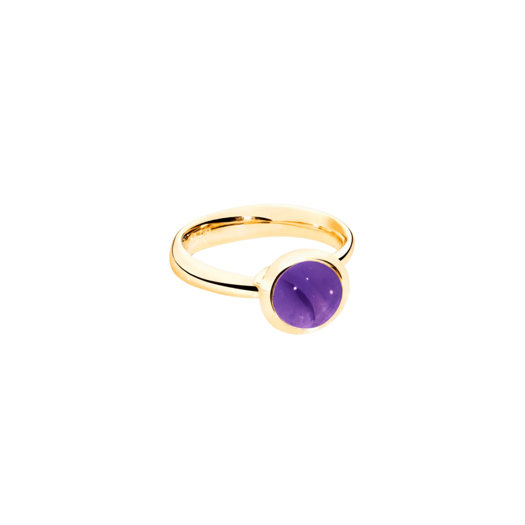 Tamara Comolli Bouton ring geelgoud met amethist - R-BOU-s-Am-yg - #3