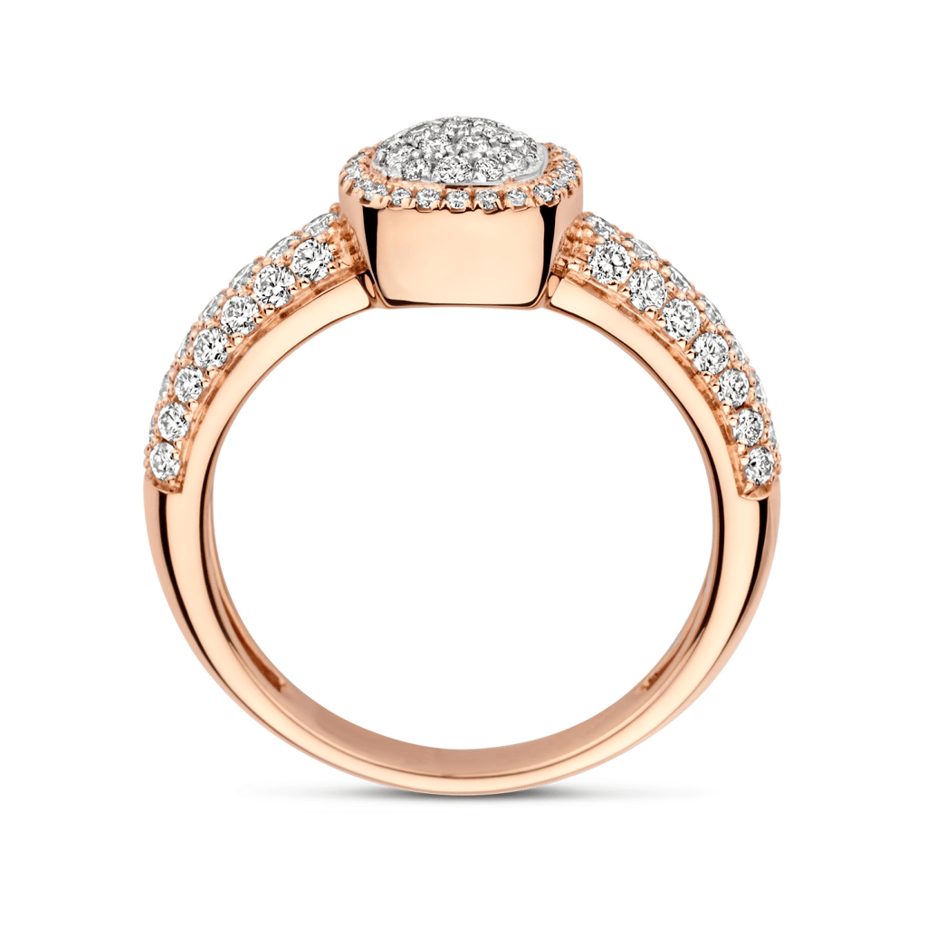 Tirisi Jewelry Milano Sweeties ring roodgoud - TR9798D(2P) - #3 Tirisi Jewelry Milano Sweeties ring roodgoud - TR9798D(2P) - #3