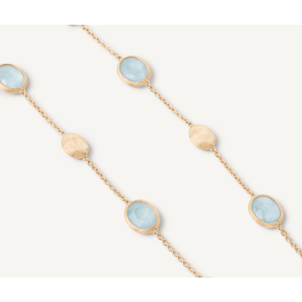 Marco Bicego Siviglia collier geelgoud met aquamarijn - CB1874-E-AQ01 - #4 Marco Bicego Siviglia collier geelgoud met aquamarijn - CB1874-E-AQ01 - #4