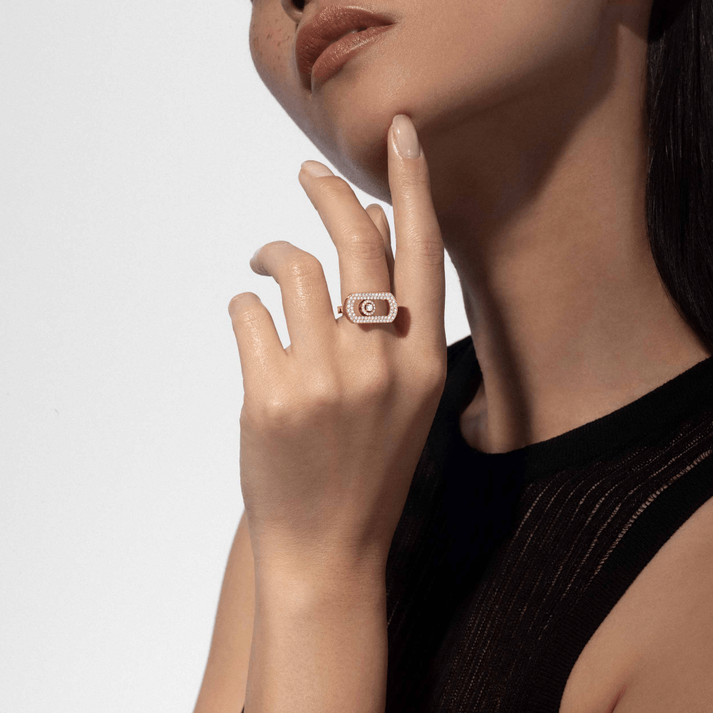 Messika So Move ring roodgoud met diamant - 12937-PG - #2