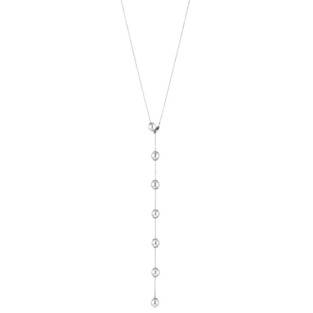 Yana Nesper Transformers collier witgoud met parel - TR7 - #1