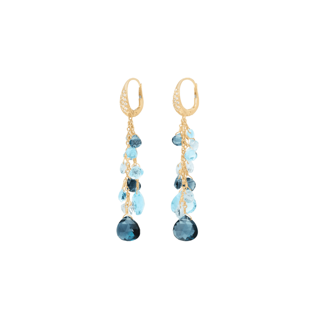 Marco Bicego Paradise oorsieraad geelgoud met diamant - OB1753-MB-PT01 - #2 Marco Bicego Paradise oorsieraad geelgoud met diamant - OB1753-MB-PT01 - #2
