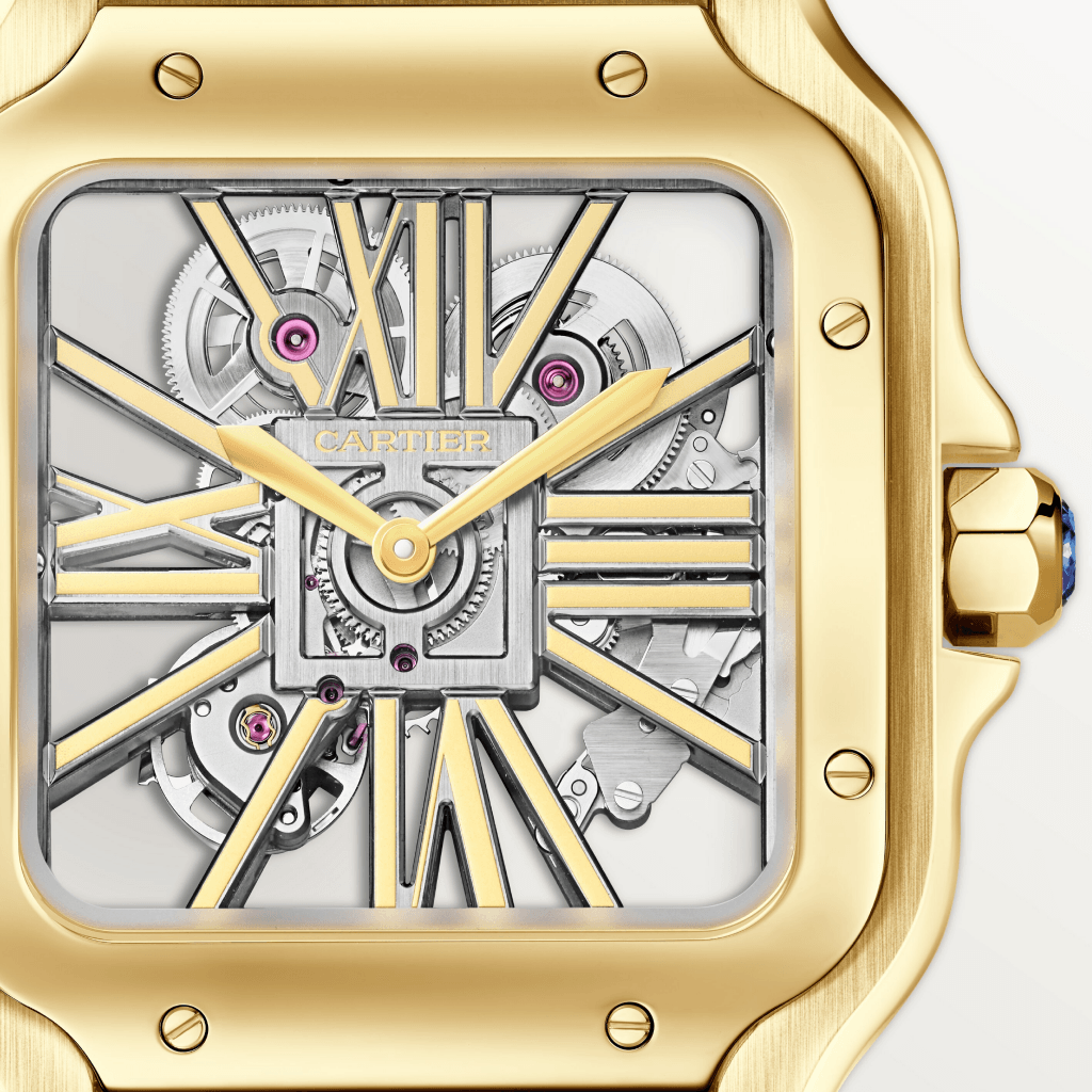 Cartier Santos De Cartier Skeleton - WHSA0042 - #3 Cartier Santos De Cartier Skeleton - WHSA0042 - #3