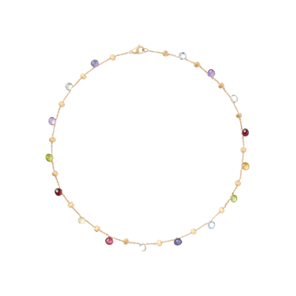 Marco Bicego Paradise collier geelgoud met diversen kleurstenen - CB765-E MIX01 - #2 Marco Bicego Paradise collier geelgoud met diversen kleurstenen - CB765-E MIX01 - #2