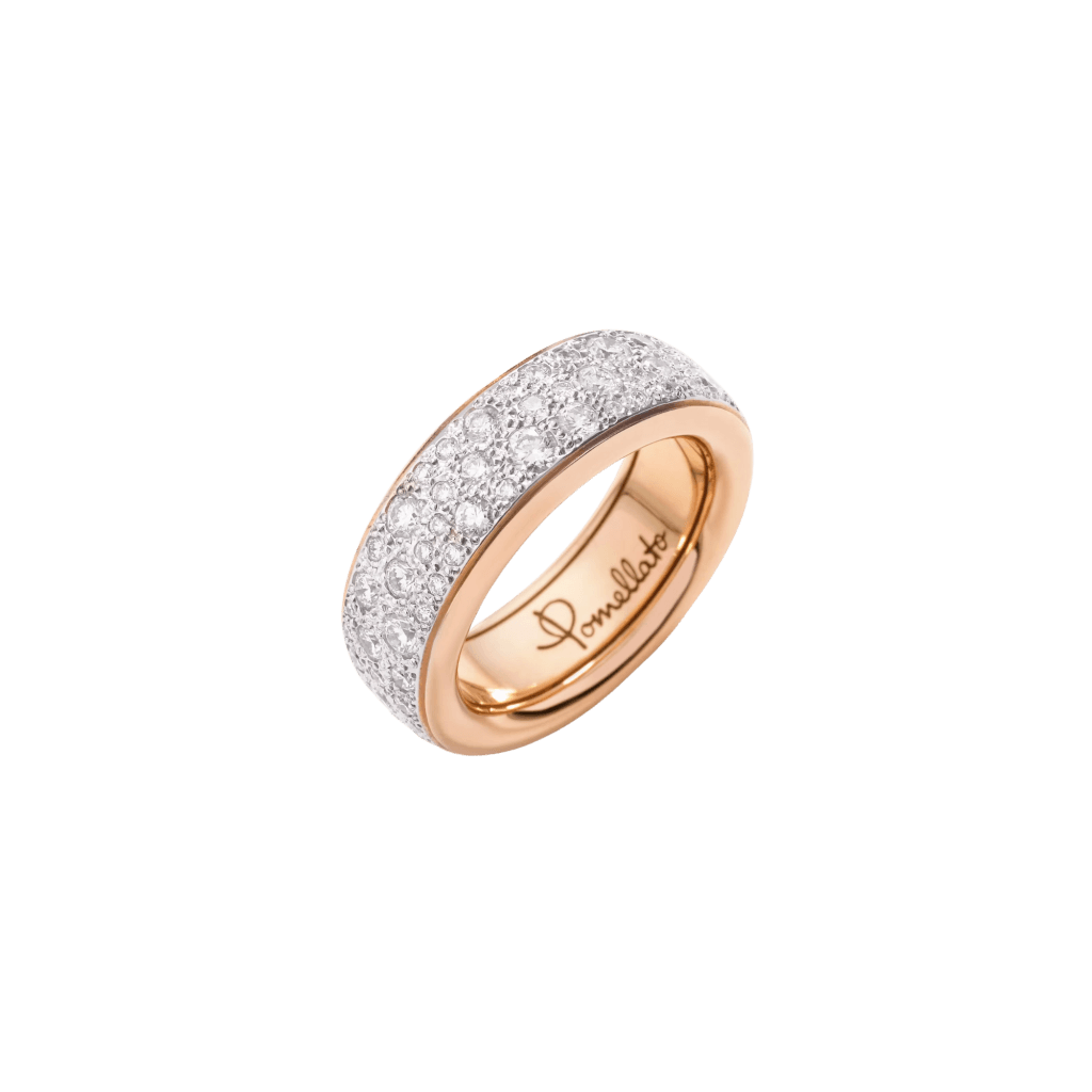 Pomellato Iconica ring roodgoud met diamant - PAC4008 O7WHR DB000 - #1 Pomellato Iconica ring roodgoud met diamant - PAC4008 O7WHR DB000 - #1