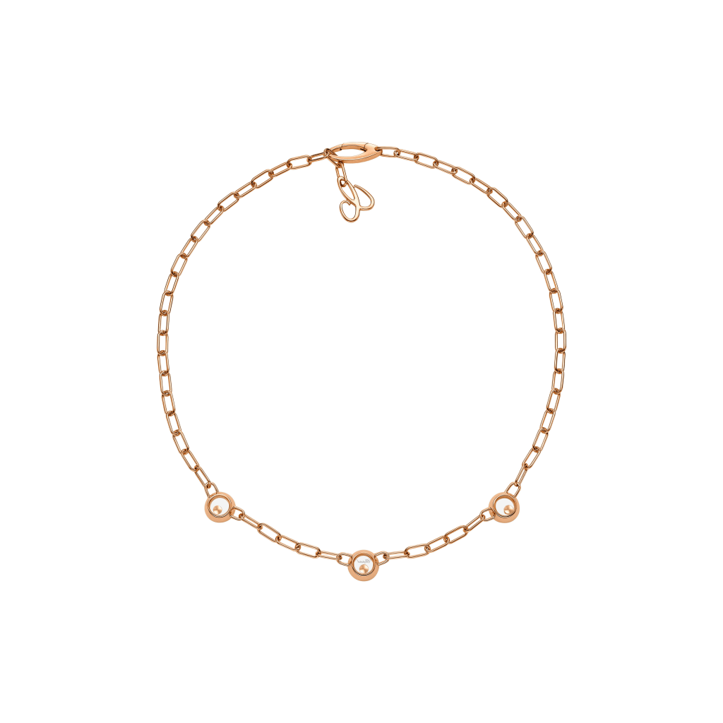 Chopard Happy Diamonds Happy Hearts collier roodgoud met diamant - 81A117-5101 - #3 Chopard Happy Diamonds Happy Hearts collier roodgoud met diamant - 81A117-5101 - #3