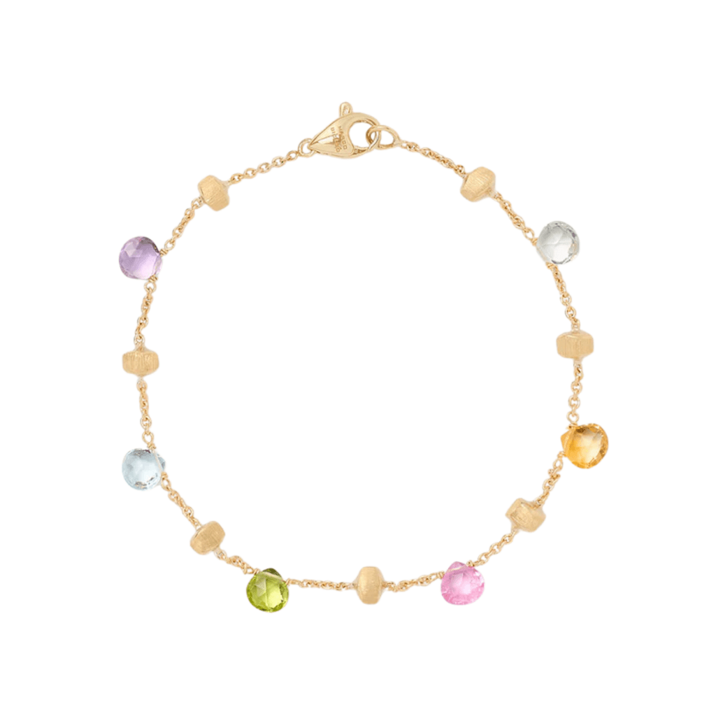 Marco Bicego Paradise armband geelgoud met diversen kleurstenen - BB765-MIX01 - #1 Marco Bicego Paradise armband geelgoud met diversen kleurstenen - BB765-MIX01 - #1