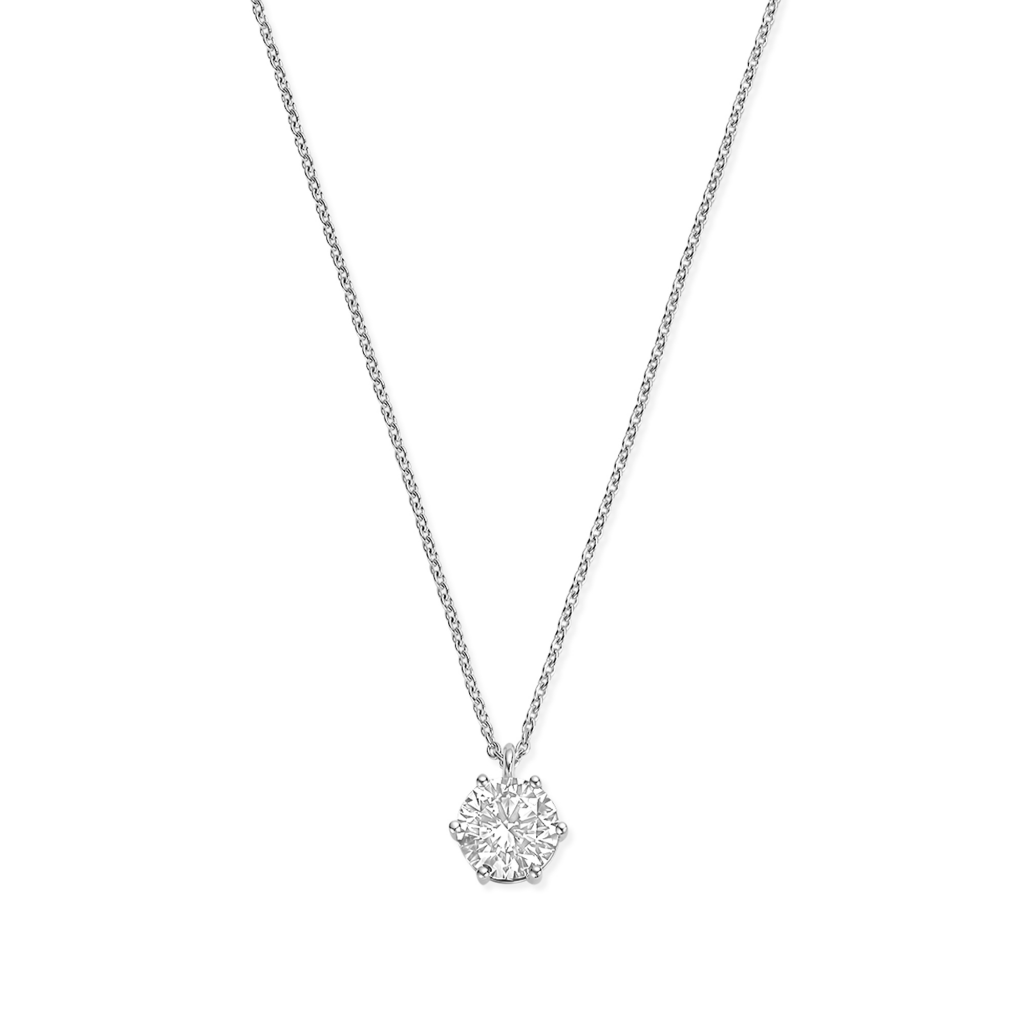 Schaap en Citroen Diamonds collier witgoud met diamant - #3 Schaap en Citroen Diamonds collier witgoud met diamant - #3