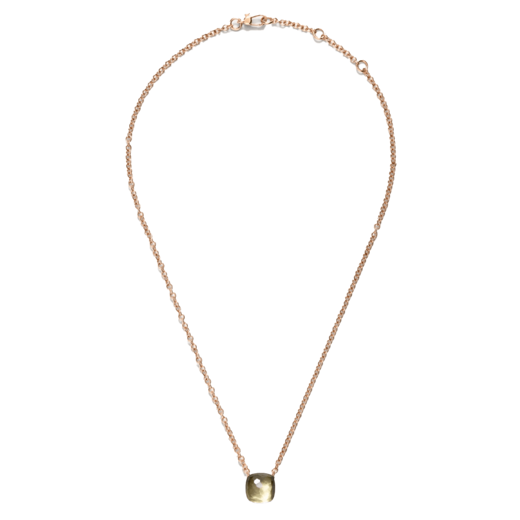 Pomellato Nudo collier roodgoud met prasioliet - PCB6010 O6000 000PA - #4 Pomellato Nudo collier roodgoud met prasioliet - PCB6010 O6000 000PA - #4