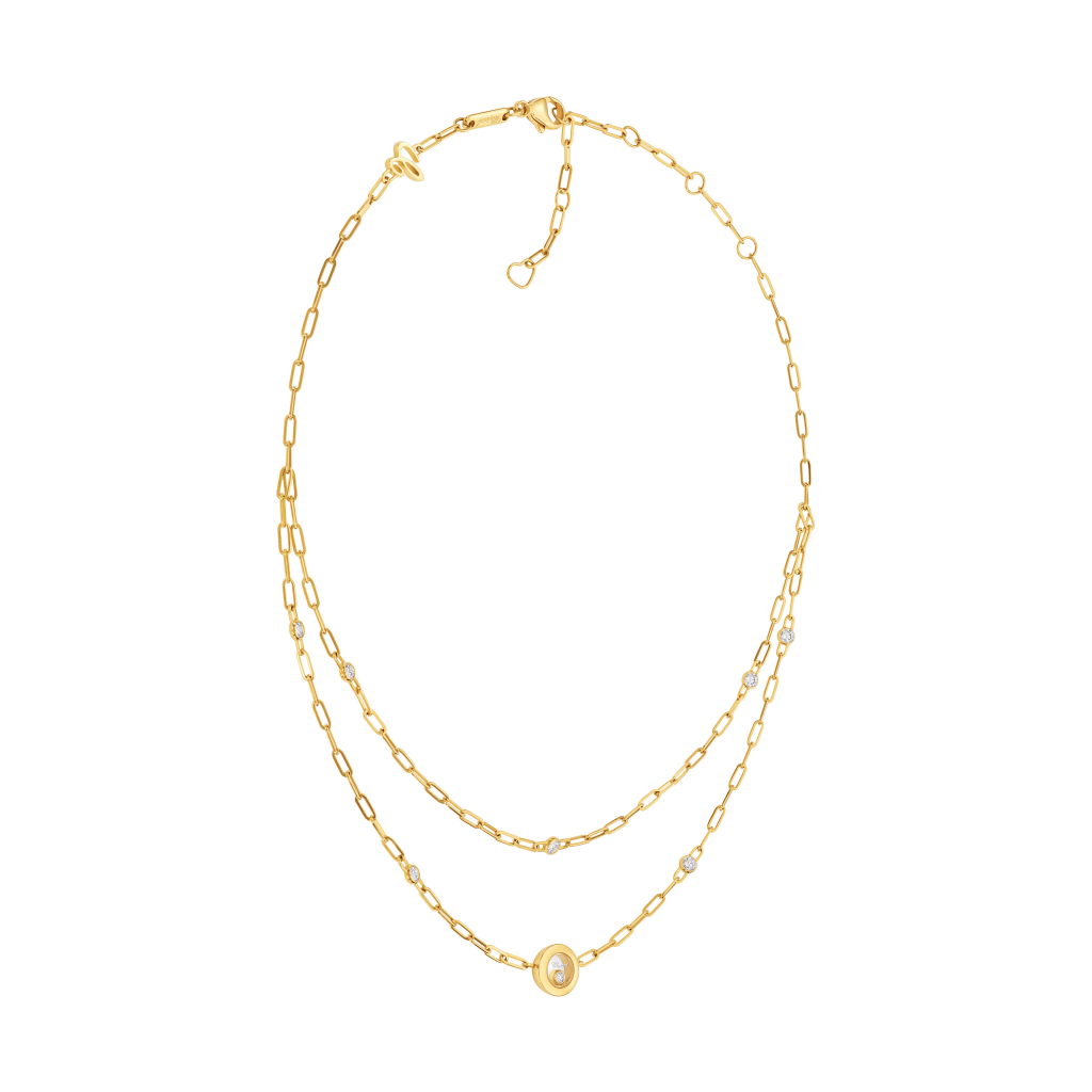 Chopard Happy Diamonds Icons Round collier geelgoud met diamant - 81A017-0020 - #2 Chopard Happy Diamonds Icons Round collier geelgoud met diamant - 81A017-0020 - #2