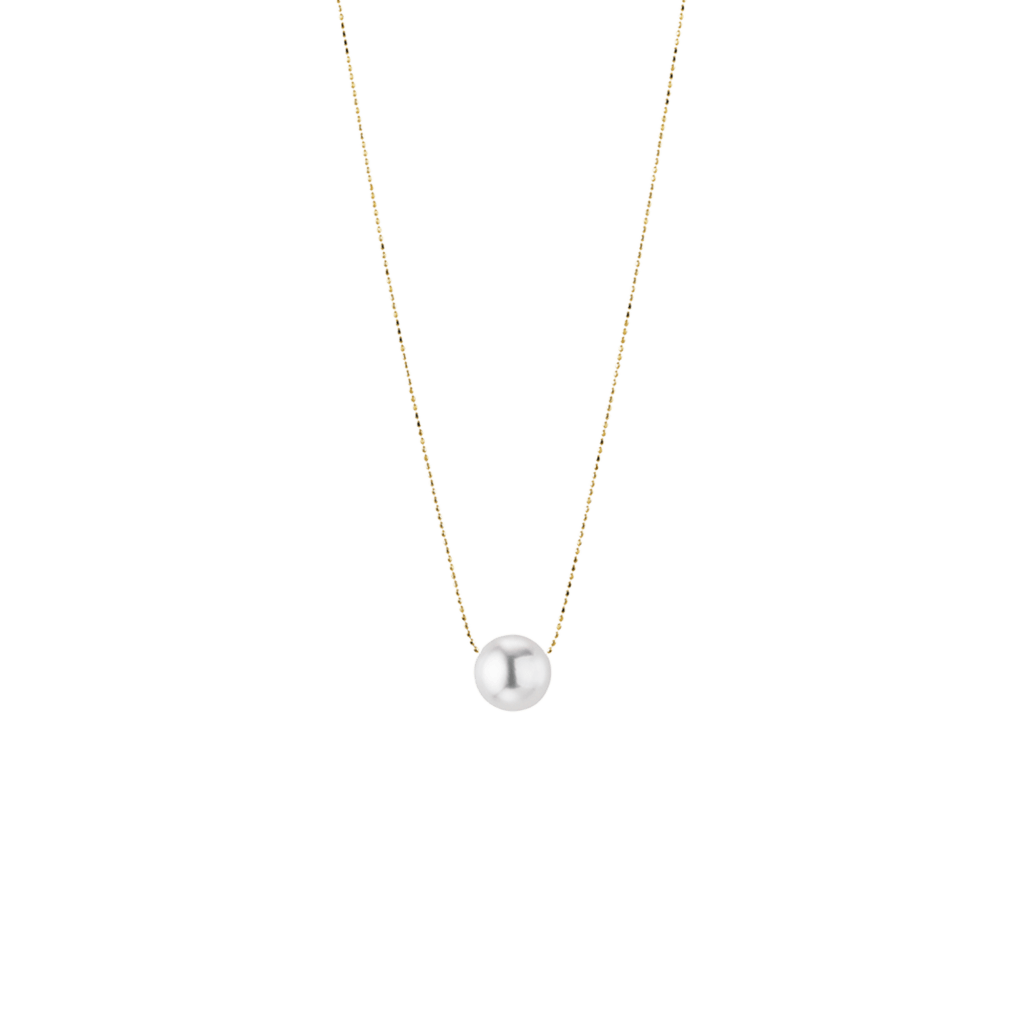 Yana Nesper Bubbles collier geelgoud met parel - FC118-7 - #1