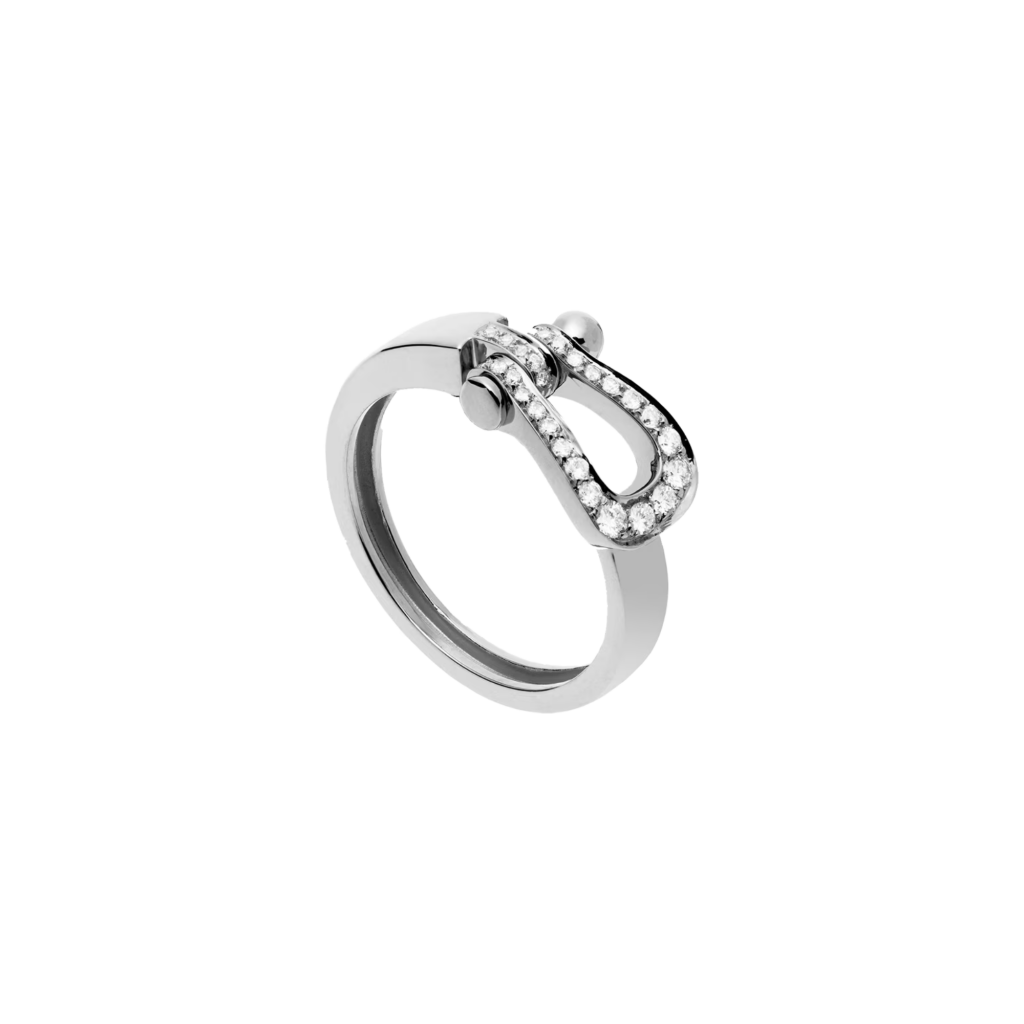 Fred Force 10 ring witgoud met diamant - 4B0379-000 - #1 Fred Force 10 ring witgoud met diamant - 4B0379-000 - #1