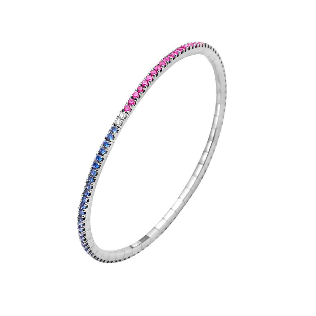 Schaap en Citroen Colours armband witgoud met diamant - #3 Schaap en Citroen Colours armband witgoud met diamant - #3