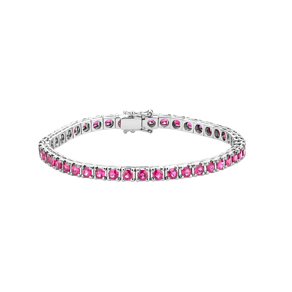 Schaap en Citroen Colours armband witgoud met robijn - #2 Schaap en Citroen Colours armband witgoud met robijn - #2