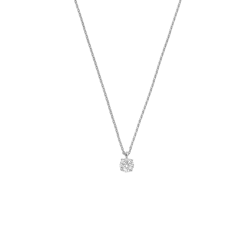 Schaap en Citroen Diamonds collier witgoud met diamant - #1 Schaap en Citroen Diamonds collier witgoud met diamant - #1