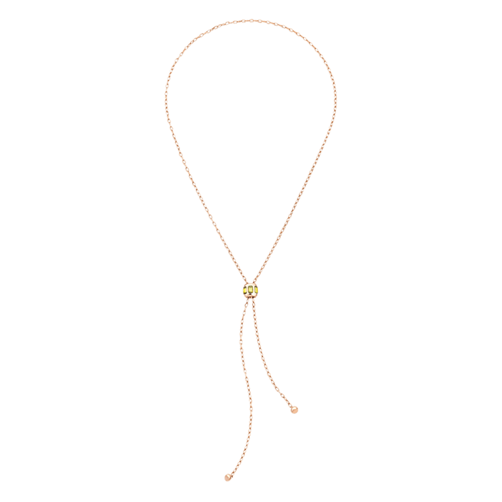 Pomellato Iconica collier roodgoud met peridoot - PCC3020 O7000 000EY - #1 Pomellato Iconica collier roodgoud met peridoot - PCC3020 O7000 000EY - #1