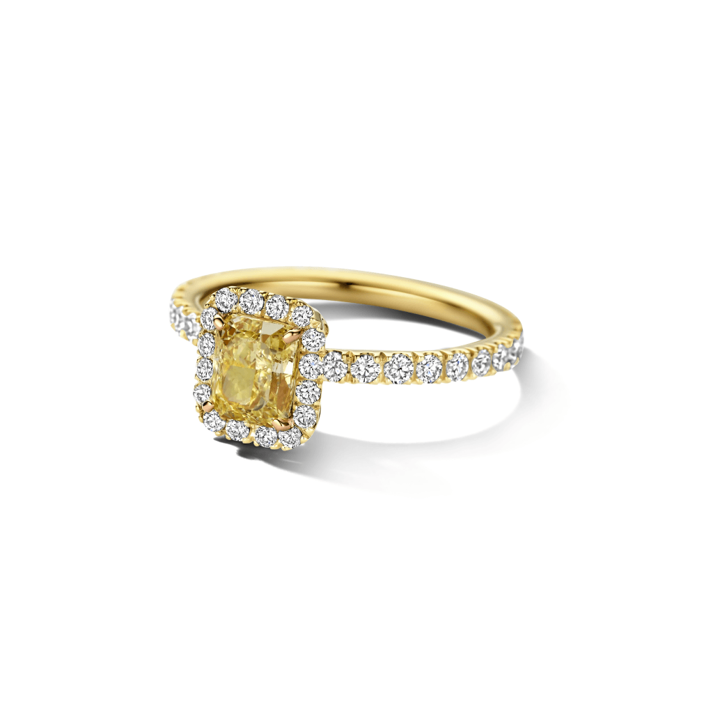 Schaap en Citroen Diamonds ring geelgoud met diamant - #2 Schaap en Citroen Diamonds ring geelgoud met diamant - #2