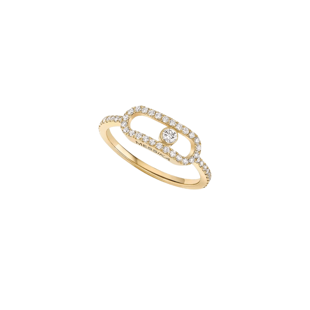 Messika Move Uno ring geelgoud met diamant - 12113-YG - #6 Messika Move Uno ring geelgoud met diamant - 12113-YG - #6