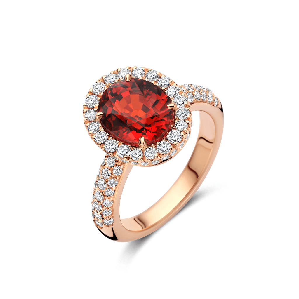 Schaap en Citroen Colours ring roodgoud met diamant - #5 Schaap en Citroen Colours ring roodgoud met diamant - #5