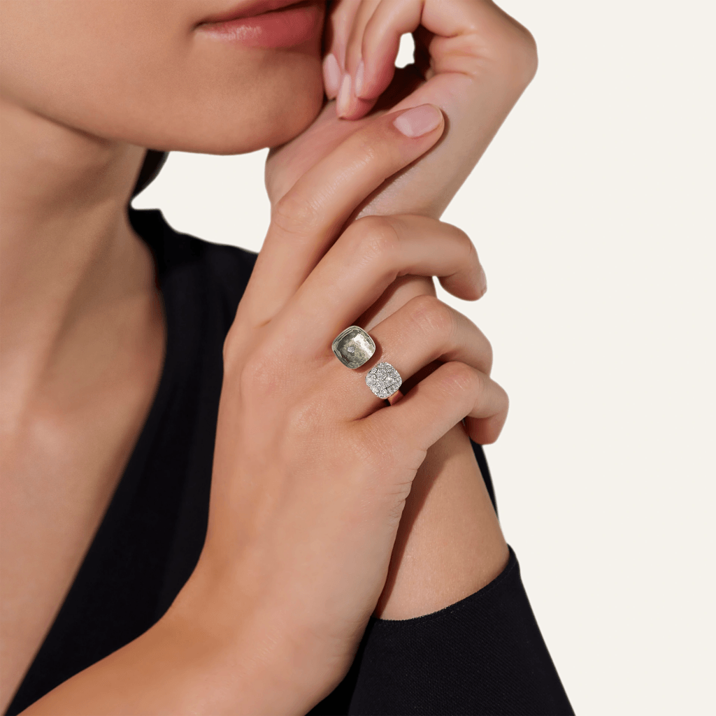Pomellato Nudo Diamonds ring roodgoud met diamant - PAC4020 O6WHR DB0PA - #3 Pomellato Nudo Diamonds ring roodgoud met diamant - PAC4020 O6WHR DB0PA - #3