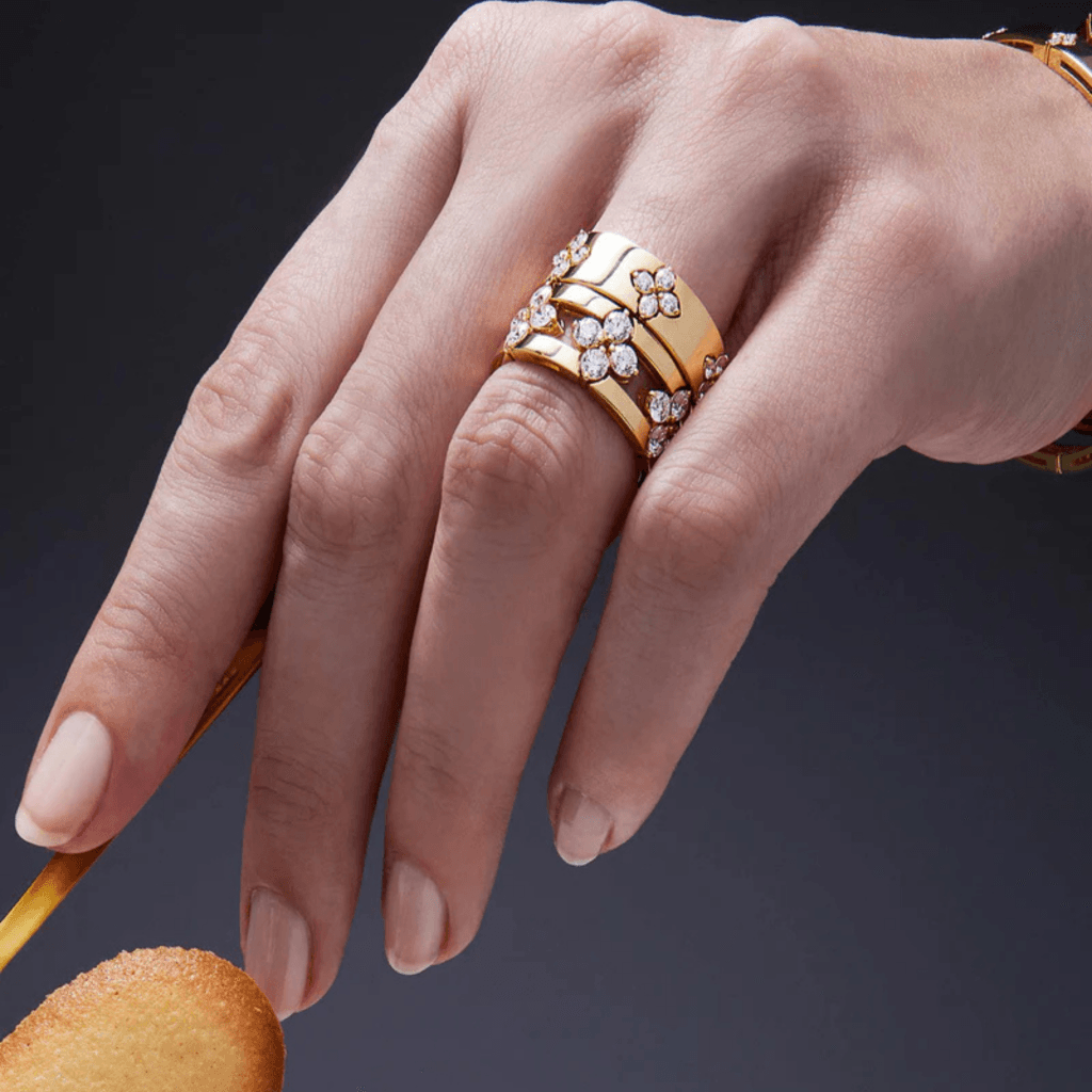 Roberto Coin Love In Verona ring geelgoud met diamant - ADR888RI2273 - #3 Roberto Coin Love In Verona ring geelgoud met diamant - ADR888RI2273 - #3