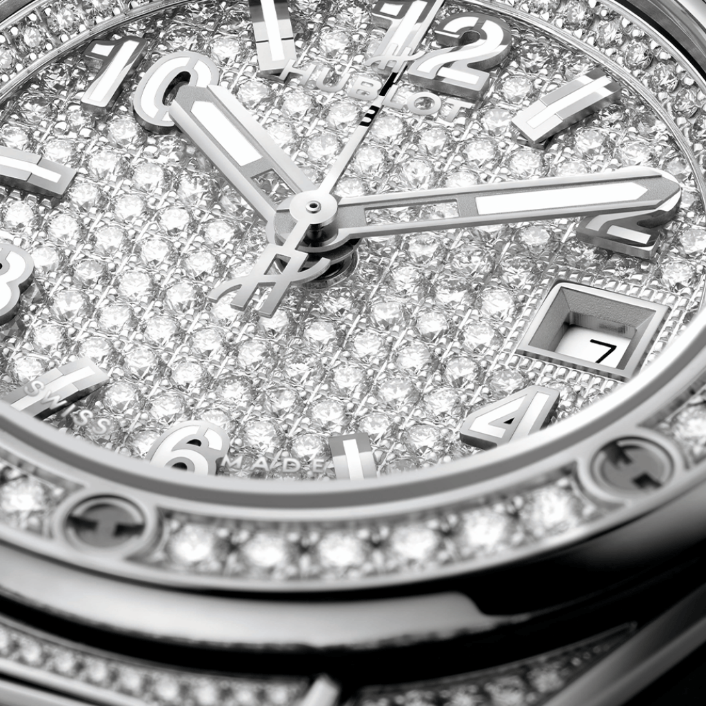 Hublot Big Bang One Click Steel Full Pavé 33mm - 485.SX.9000.RX.1604 - #2 Hublot Big Bang One Click Steel Full Pavé 33mm - 485.SX.9000.RX.1604 - #2