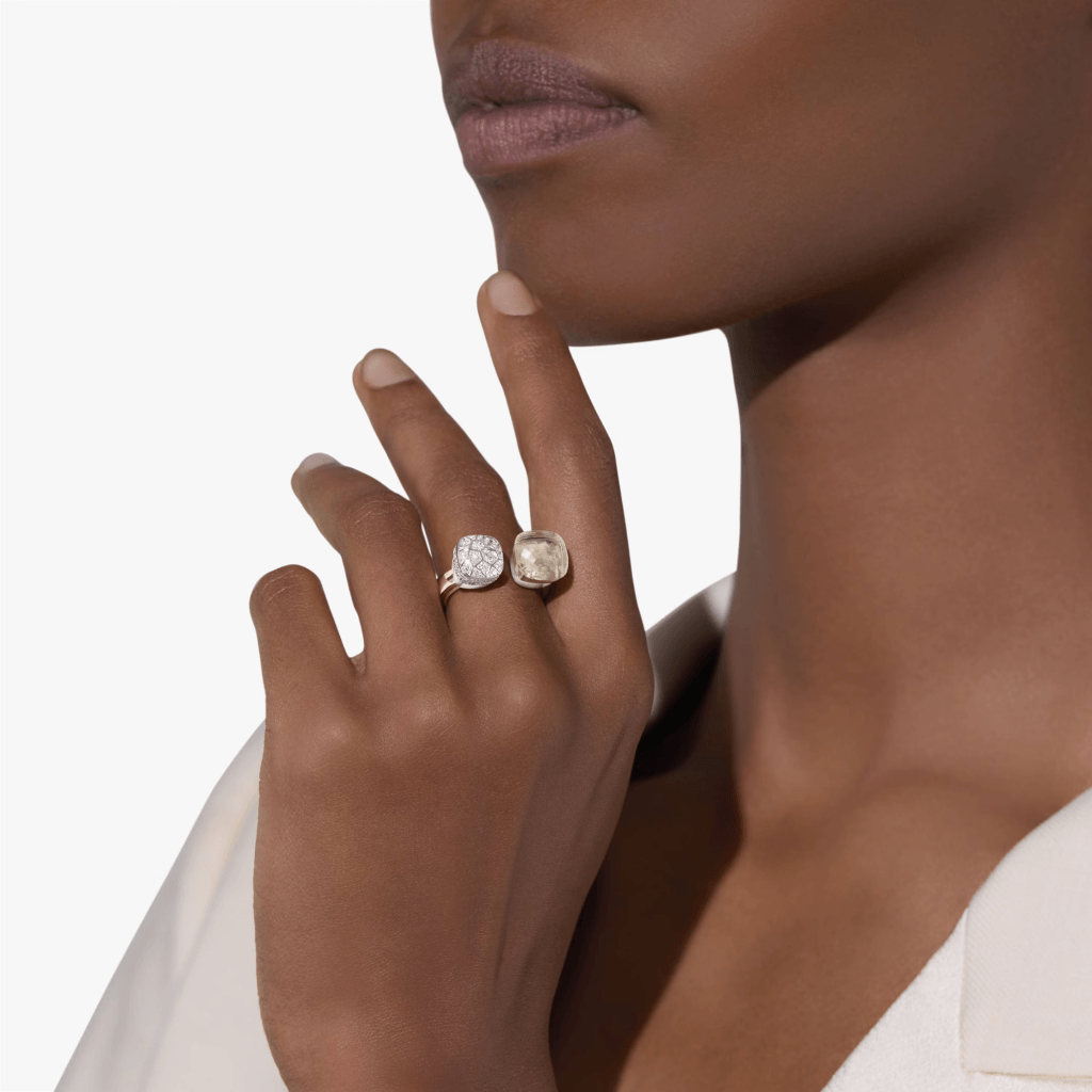 Pomellato Nudo Diamonds ring roodgoud met diamant - PAC4020 O6WHR DB0TB - #4 Pomellato Nudo Diamonds ring roodgoud met diamant - PAC4020 O6WHR DB0TB - #4