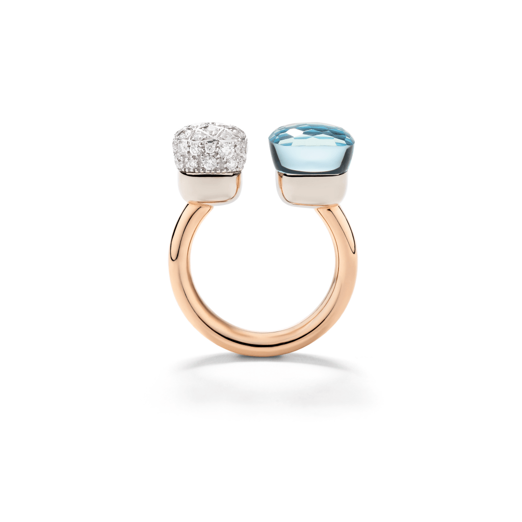 Pomellato Nudo Diamonds ring roodgoud met diamant - PAC4020 O6WHR DB0YY - #3 Pomellato Nudo Diamonds ring roodgoud met diamant - PAC4020 O6WHR DB0YY - #3