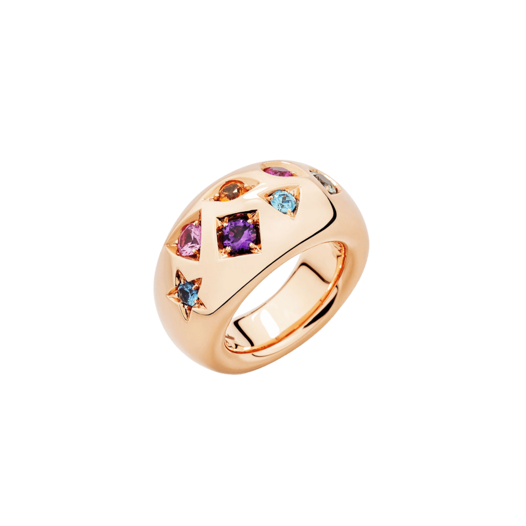 Pomellato Iconica ring roodgoud met diversen kleurstenen - PAC5007 O7000 000VA - #1 Pomellato Iconica ring roodgoud met diversen kleurstenen - PAC5007 O7000 000VA - #1