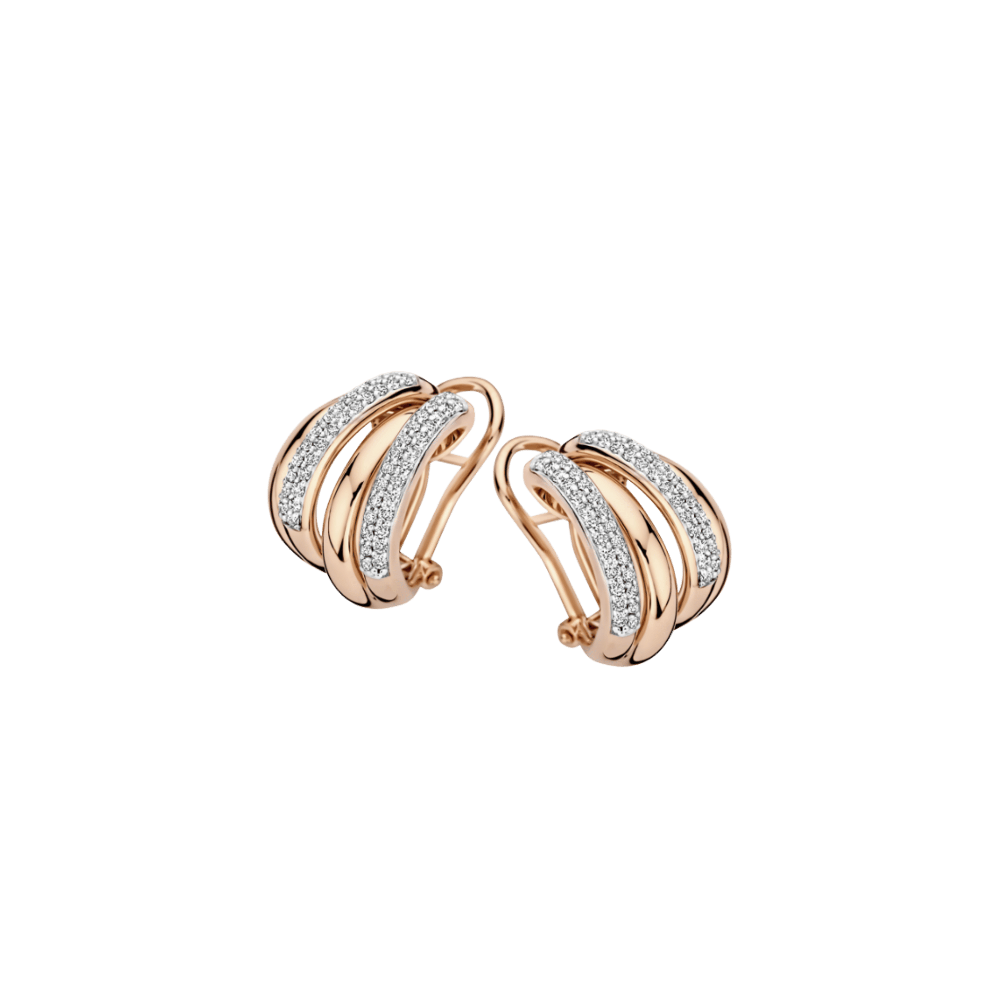 Tirisi Jewelry Amsterdam Due oorsieraad roodgoud - TE7163D(2P) - #4 Tirisi Jewelry Amsterdam Due oorsieraad roodgoud - TE7163D(2P) - #4